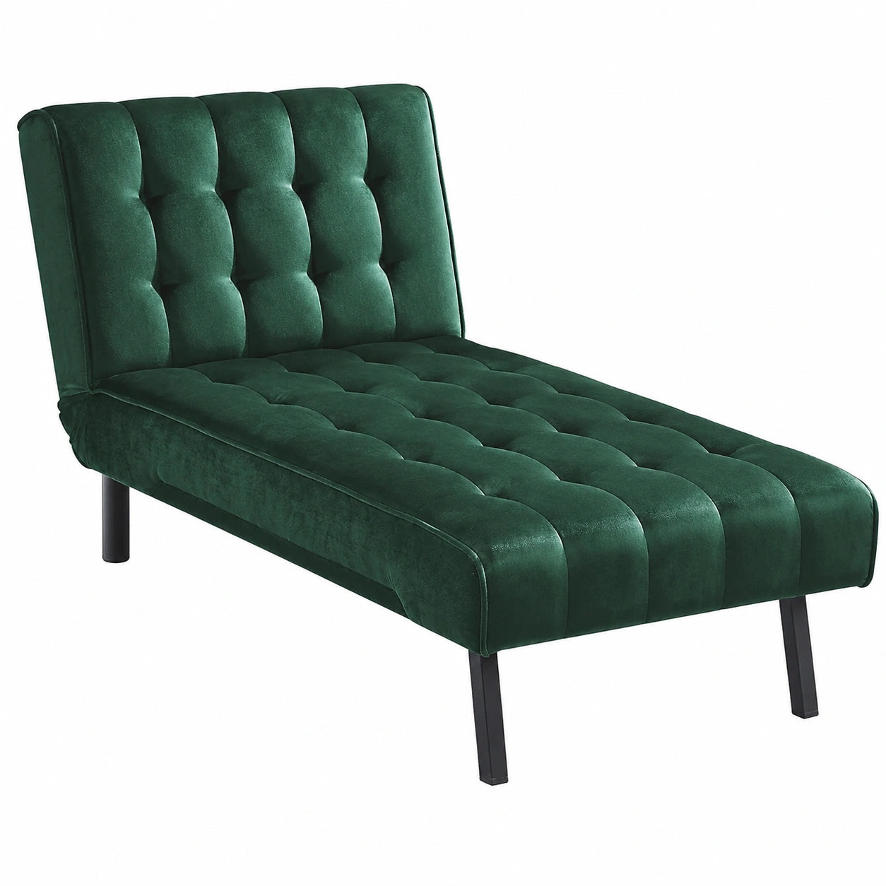 Atlantic Home Collection Pierre Chaiselongue, Stoffbezug in Grün, 180x86x86 cm