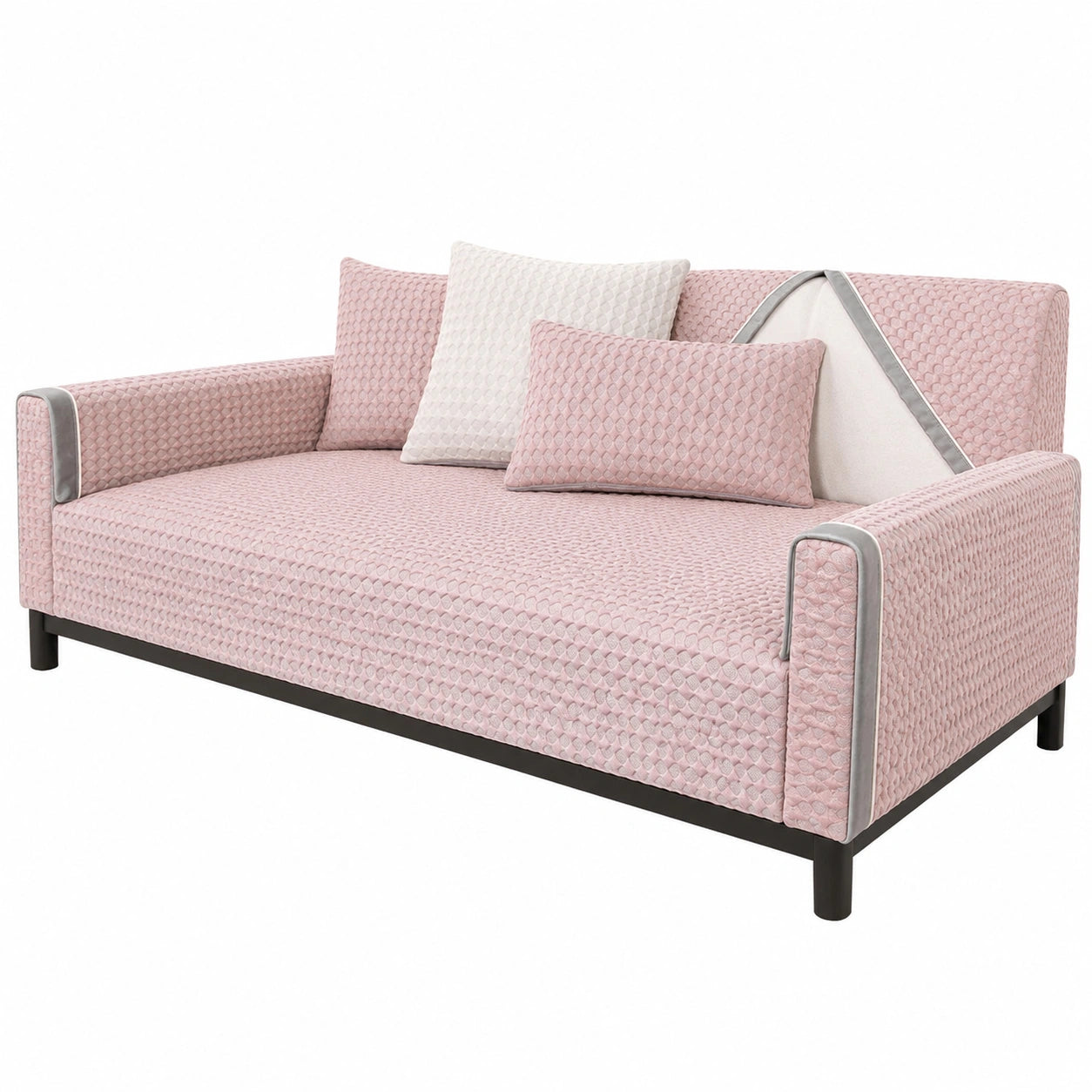 Sommerlicher rutschfester Sofabezug, 2-3 Sitzer für Ecksofas, Chaiselongues und Wohnzimmermöbel