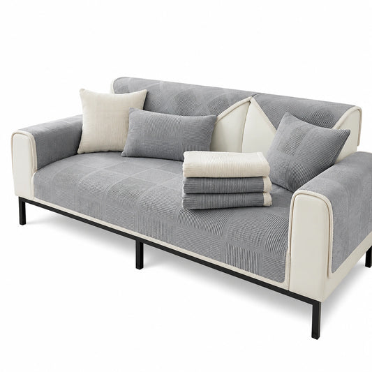Elastische Sofahusse für 1-4 Sitzer, rutschfest, ideal für Ecksofas und Haustiere