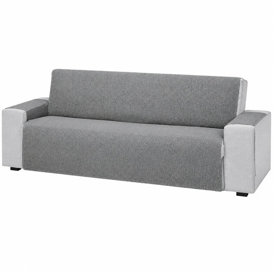 EYSA Premium Sofahusse für 4-Sitzer, schmutzabweisend, grau, Modell Genna